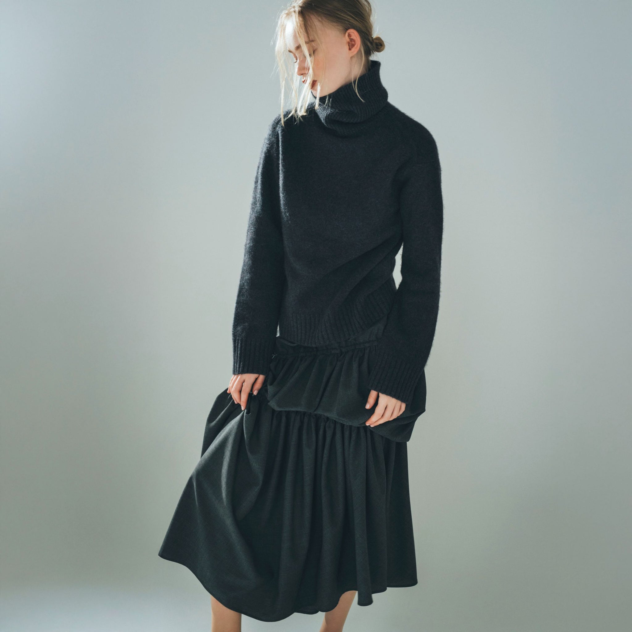 Gather GATHER SKIRT(A521) – A VACATION