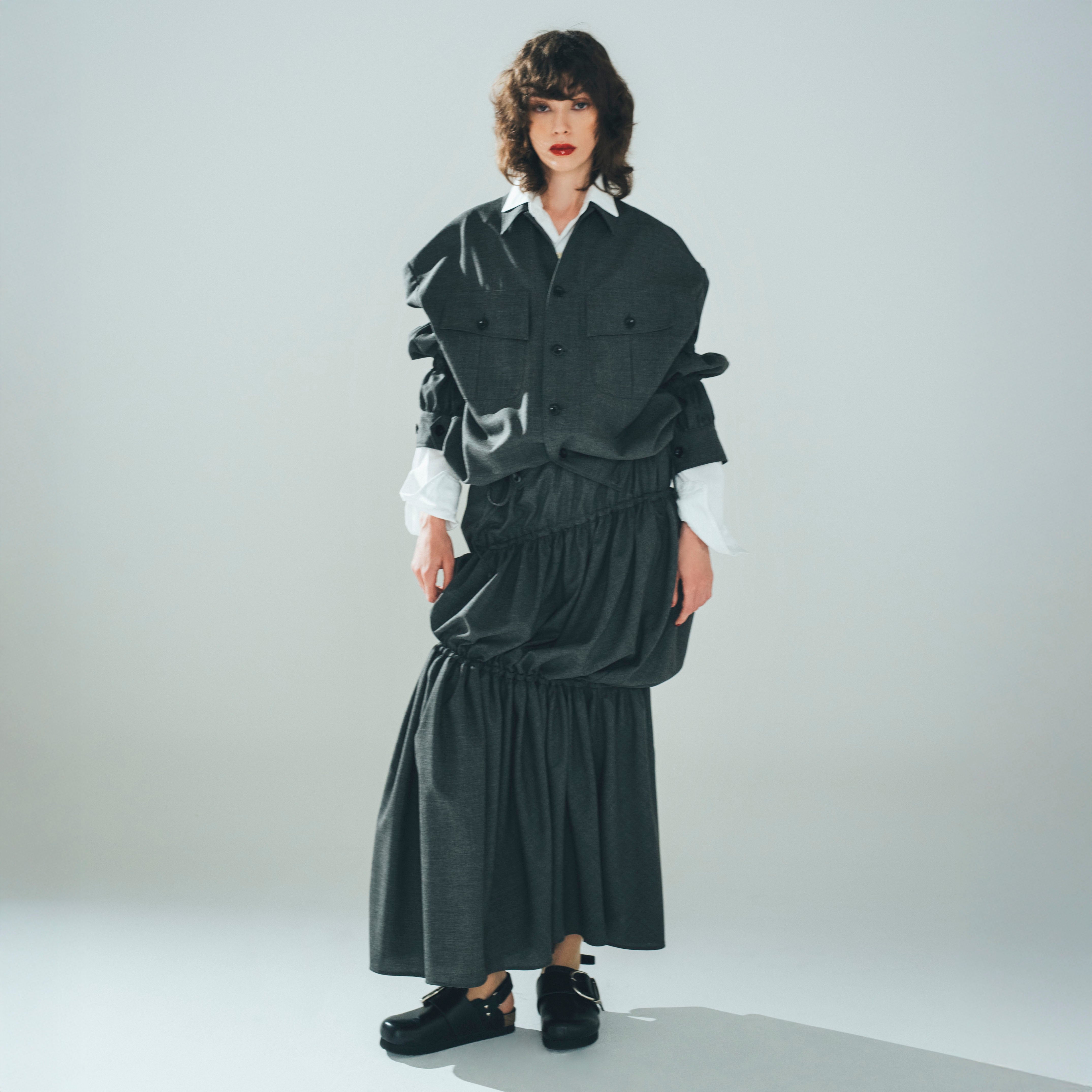 Gather GATHER SKIRT(A521) – A VACATION
